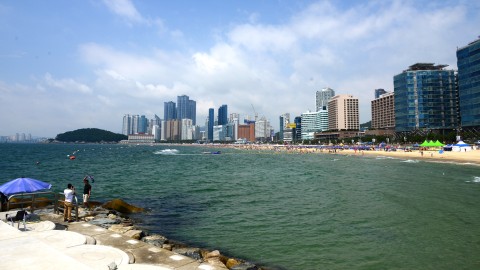 150802-미포-달맞이에서 바라본 해운대해수욕장