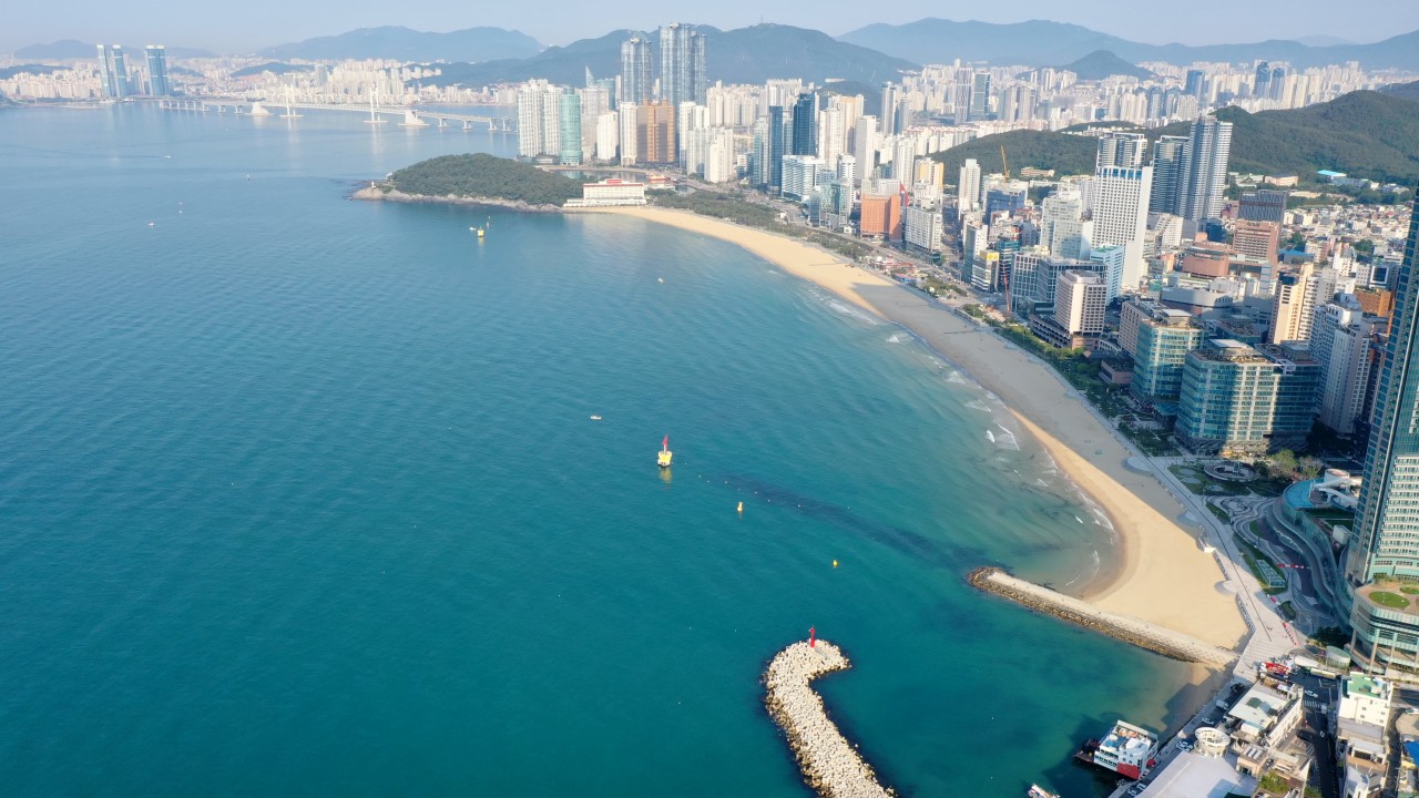 해운대해수욕장 전경