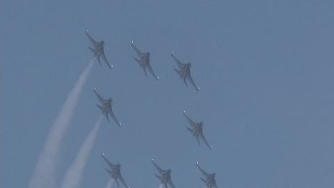 2011년 모래축제 블랙이글스 공연 1(2011.06)