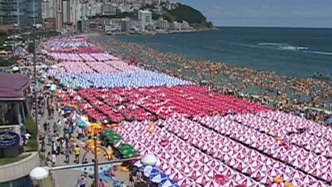 2009년 해운대해수욕장 풍경 (저화질) 2(2009.08)