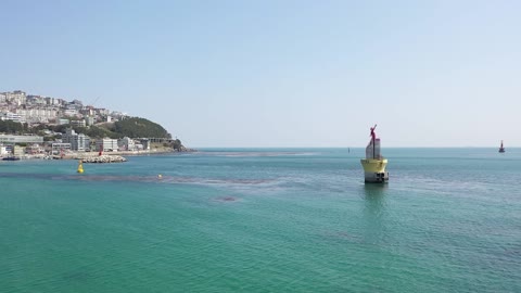 해운대해수욕장 방파제 수중 조형등표(2023.06)