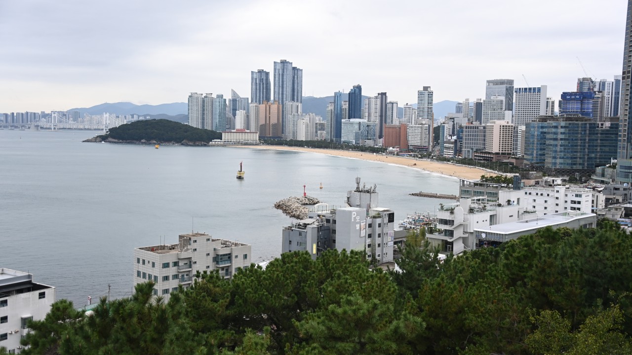 달맞이에서 바라 본 해운대