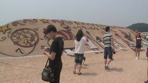 2011년 해운대모래축제 모래조각(2011.06)