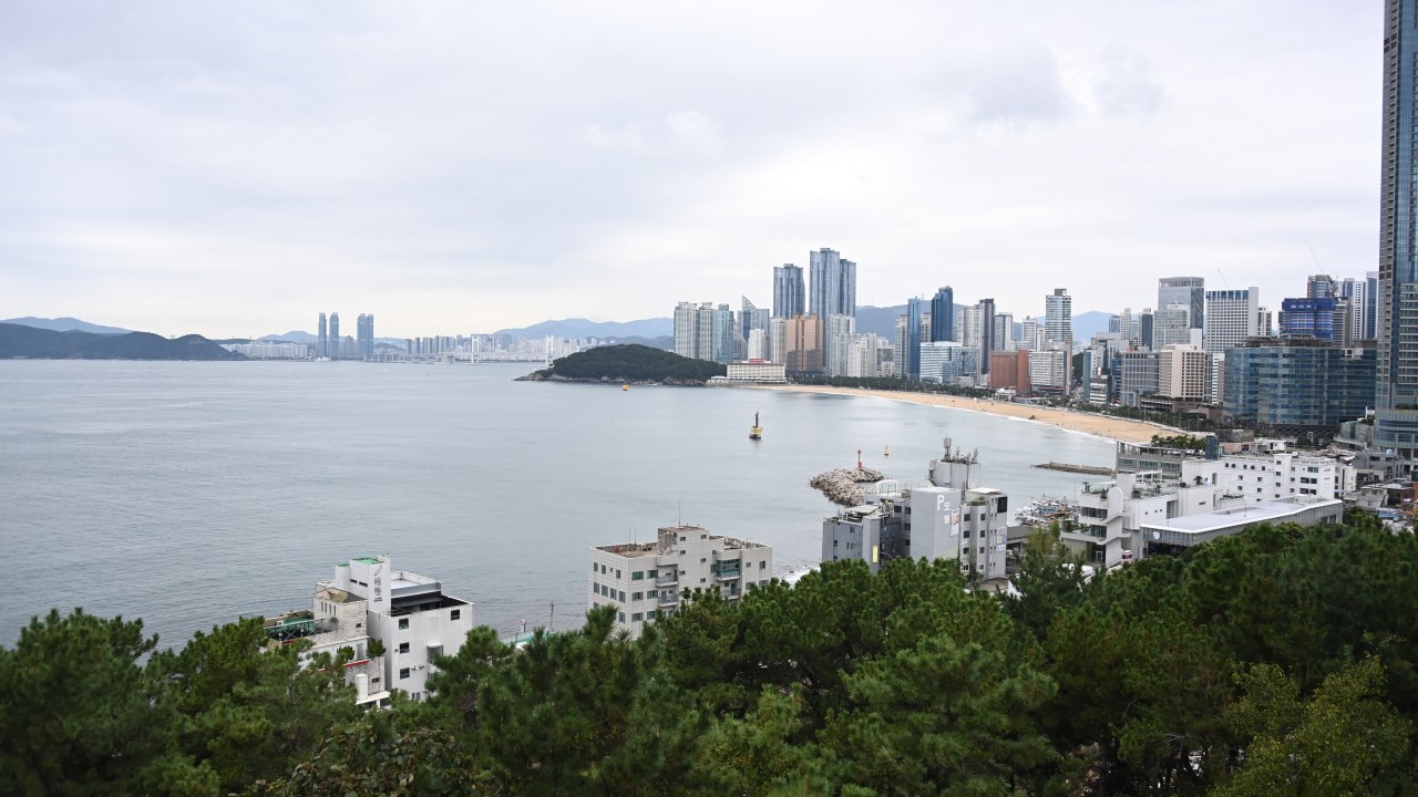 달맞이에서 바라 본 해운대