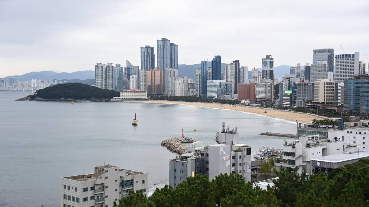 달맞이에서 바라 본 해운대