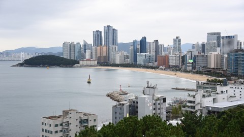 달맞이에서 바라 본 해운대